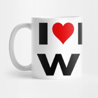 I love my wife - I heart my wife Mug